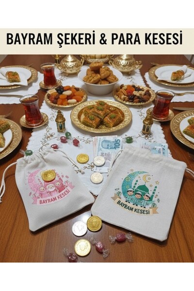 Ckdesign Bayram Para Şeker Kesesi 10 adet