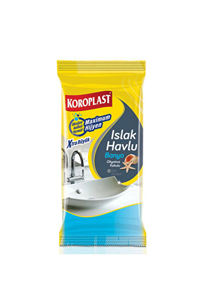 Koroplast 3 ADET Islak Havlu Banyo Okyanus Kokulu 30 lu