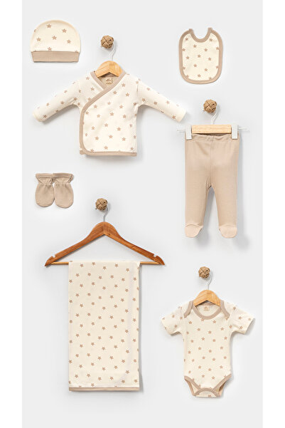 NEU KIDS Yıldız Printed 7-Piece Newborn Set 100% Cotton