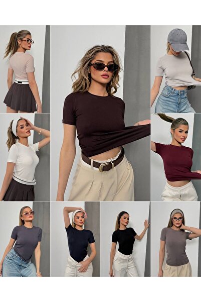 GAMZELİRENKLERİM Short Sleeve Modal Body