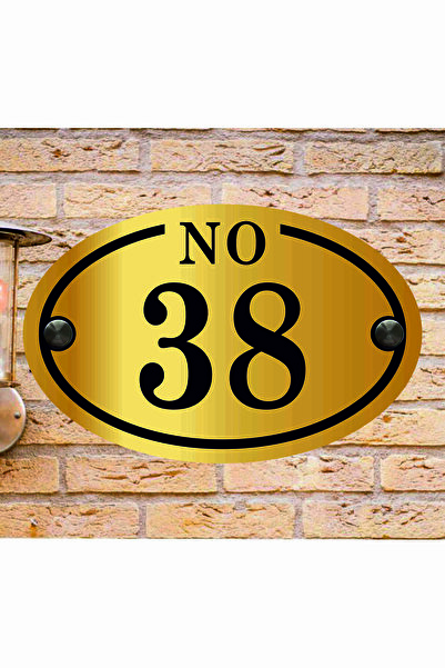 zafrakreklam Wall - Door - Garden - Building - Villa - Number Plate 25X15 cm ...