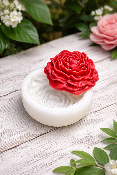 HogART Design Mini Şakayık Mum Sabun & Kokulutaş Silikon Kalıp