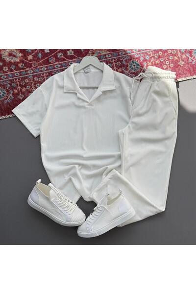 KONSEPT35 COMBINARE SUPERIORĂ ȘI INFERIOARĂ CU GULER POLO PENTRU BĂRBAȚI