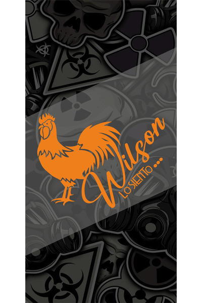 sticker Wilson Lo Si̇ento Horoz 15X11Cm Special Label for Car-Motorcycle-Lapt...