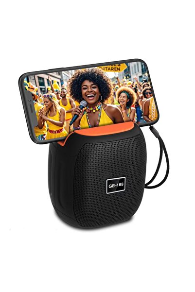 Generic GE-168 Mini Portable BT Speaker 7W Loudspeaker Bass Outdoor Music Pla...