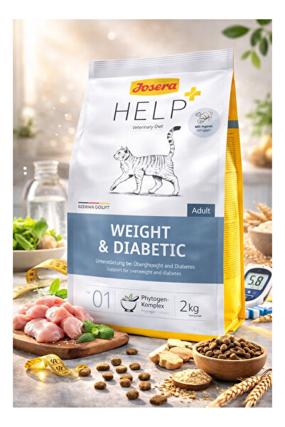 JOSERA Help for weight and diabetes control in adult cats - Low calorie to su...