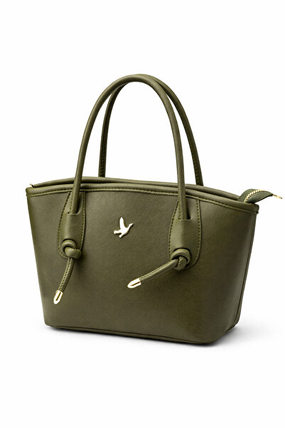 ZERAF Haki Renk Kadın El ve Omuz Çantası – Şık Günlük Kullanım Çantası