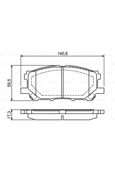 Bosch Σετ τακάκια φρένων, δισκόφρενο 0986494218 Lexus Rx Toyota Harrier/Highl...