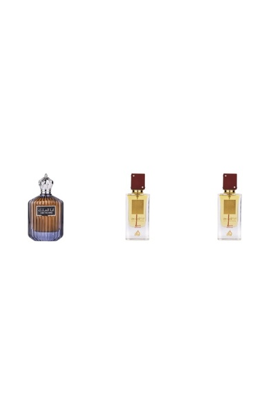lattafa Set 3 Parfum Unisex: Apa de Parfum I Am the King, Ard Al Zaafaran, Ba...
