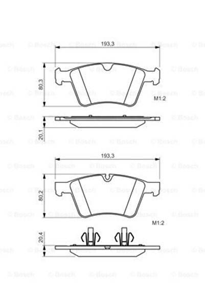 Bosch Set Placute Frana,Frana Disc 0986494427 Mercedes-Benz Gl-Class/M-Class/...
