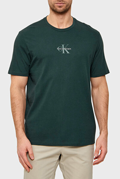 Calvin Klein Pamuklu Regular Fit Logolu Bisiklet Yaka T Shirt LV04RB866GPZM E...