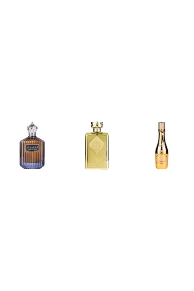 lattafa Set 3 Parfum Unisex: Apa de Parfum I Am the King, Ard Al Zaafaran, Ba...