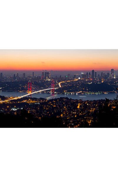 Aden DİJİTAL İSTANBUL BOĞAZ MANZARA KANVAS TABLO