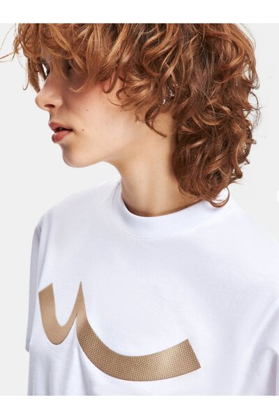 Ltb Tricou alb Sign cu imprimeu