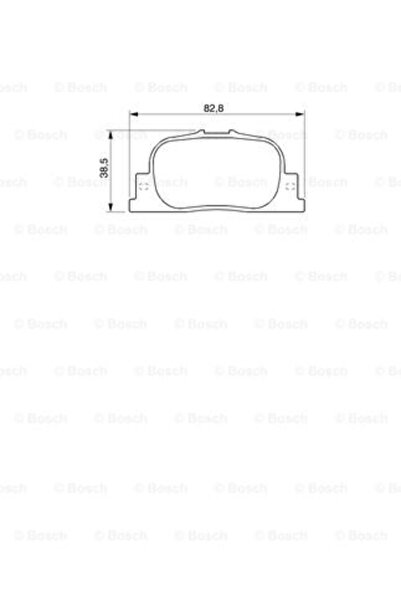 Bosch Set plăcuțe de frână, frână cu disc 0 986 424 730