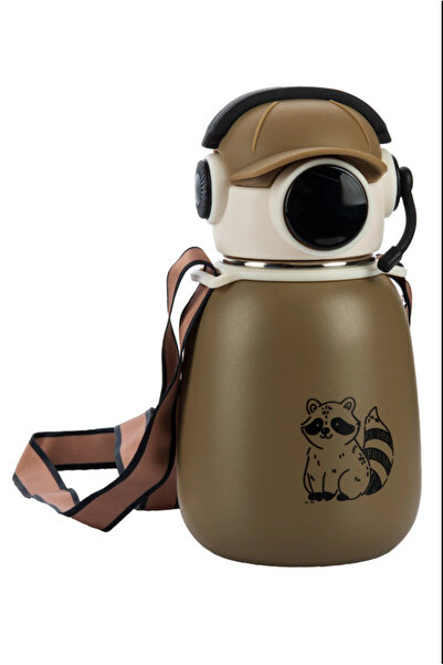 Saatistan Paslanmaz Çelik Gamer Termos ve Suluk, 500 ml, pipetli, çocuklar iç...