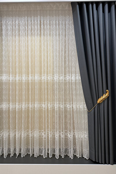 perhal perde ve halı RASKLOPENI PARIZSKI UZORAK BRO Broderija L Til zavesa EY...