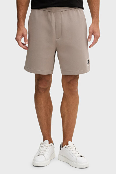 Armani Exchange قطن شورت رجالي ذو قصة عادية وتفاصيل شعار وحزام خصر عادي XM001...