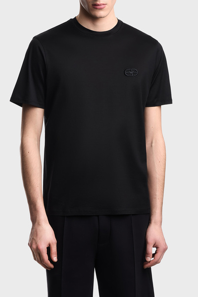 Emporio Armani Cotton Blend Regular Fit Logo Crew Neck t Shirt Men's t Shirt ...
