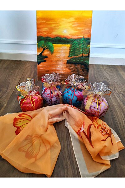 OEM Set of 5 Premium Gift Boxes With Scarf for Women, Ideal for March 8, Chri...