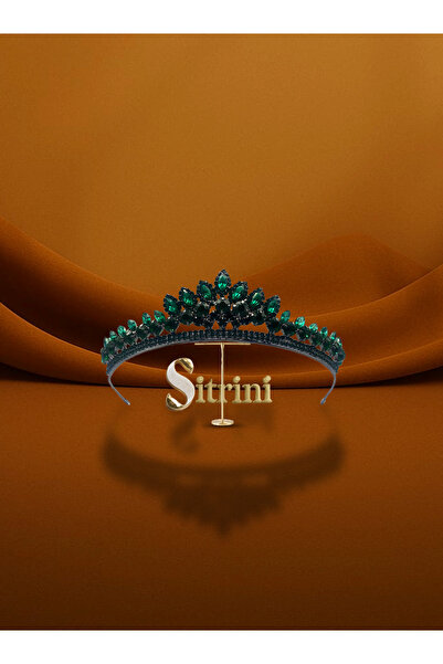 sitrini Saç Aksesuarı Mila Model Kına Ve Nişan Tacı