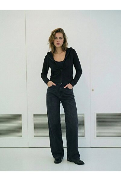 Ltb Danıca srednje crne pantalone