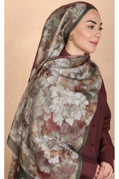 Butik New Pastel Floral Print Soft Shawl