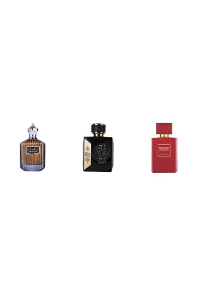 lattafa Set of 3 Unisex Perfumes: I Am the King Eau de Parfum, Ard Al Zaafara...