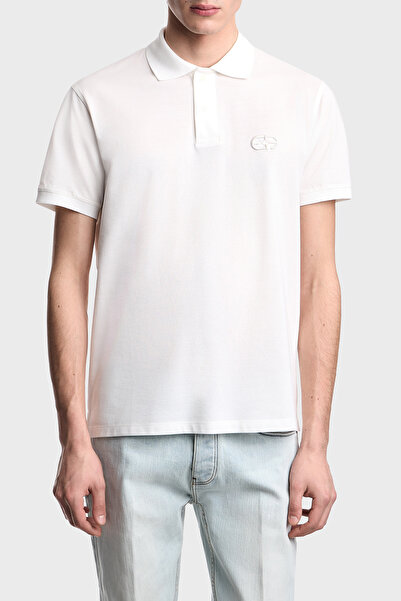 Emporio Armani Pamuklu Regular Fit Logolu Düğmeli Polo Erkek POLO EM004579 AF...