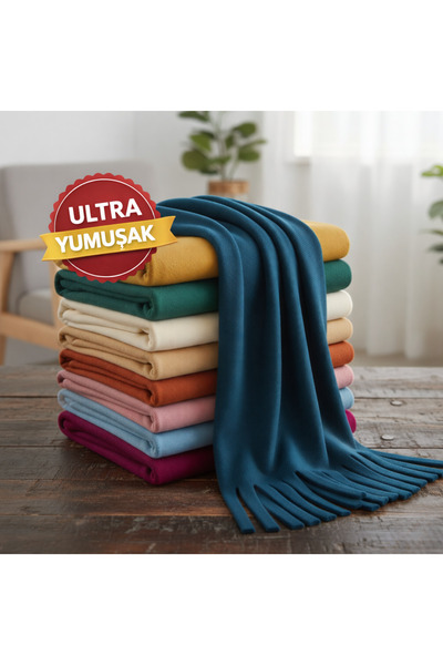 cartzen 10 τεμάχια σάλια από φλις με φούντες Γυναικεία σάλια ώμου Χειμερινά σ...