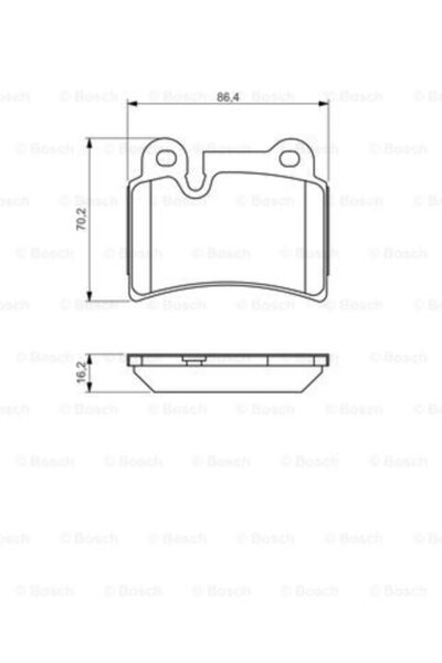 Bosch Set Placute Frana,Frana Disc 0986494210 Vw Touareg