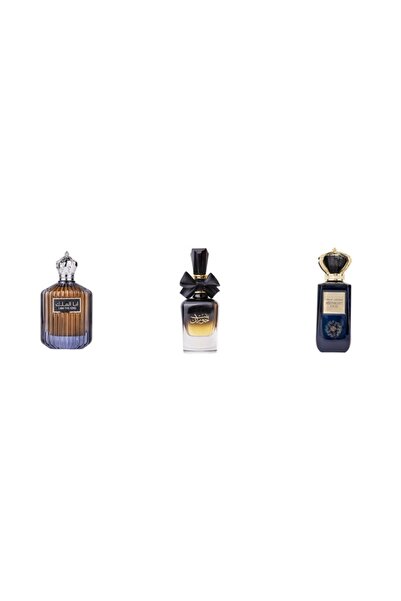 lattafa Set of 3 Unisex Perfumes: I Am the King Eau de Parfum, Ard Al Zaafara...