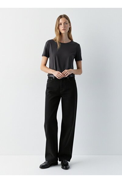 Ltb Crew Neck Relaxed Fit Anthracite T-Shirt