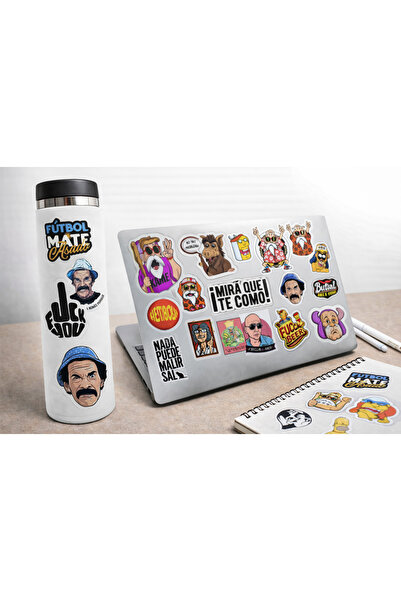 Limitless Design مجموعة ملصقات كرتونية مقاس 22×30 سم – للابتوب، الترمس، الدفت...