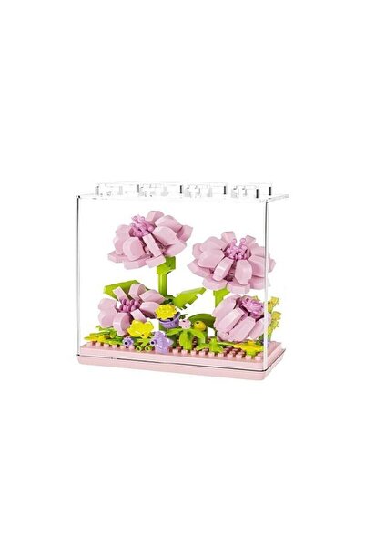 Vagon P2504 Panlos Pink Daisy Model 183 Piece Block Toy