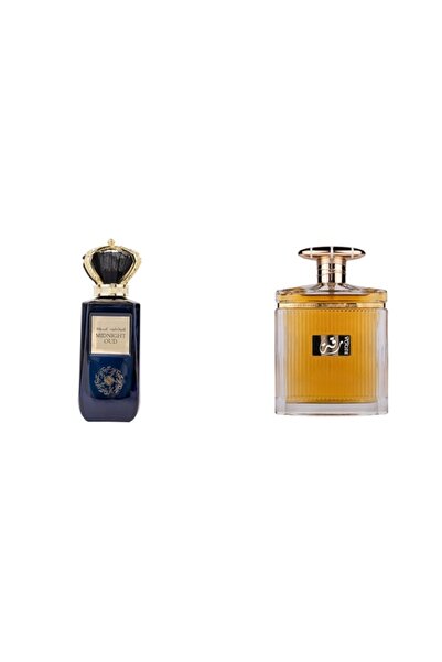 lattafa Set of 2 Unisex Perfumes: Midnight Oud Eau de Parfum, Ard Al Zaafaran...