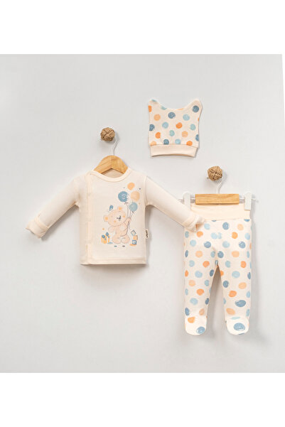 Babycan Unisex Balloon Bear - 3-Piece Hospital Release Zibin Set