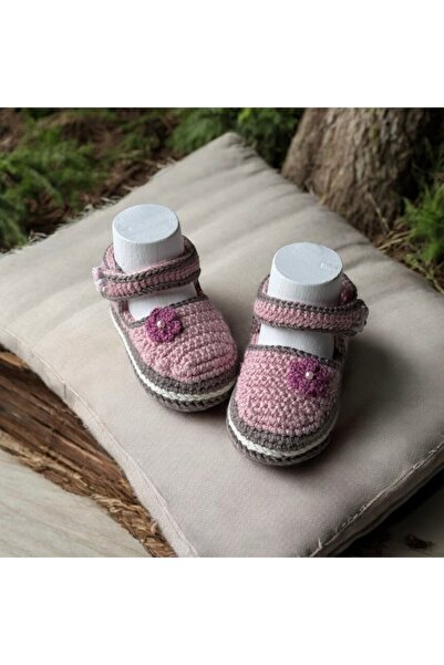 nimetabla 6-9 Months Hand Knitted Baby Booties