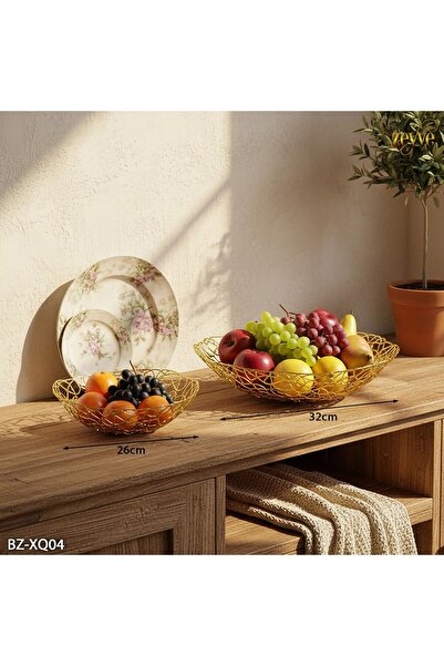 Hinora ΣΕΤ 2 ΤΕΜΑΧΙΩΝ ΣΤΡΟΓΓΥΛΗ ΔΙΑΚΟΣΜΗΤΙΚΗ ΣΥΡΜΑΤΙΝΗ ΜΠΟΛΑ ΓΙΑ ΦΡΟΥΤΑ / ΖΑΧ...