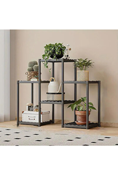 OEM 6-tier flower stand with wheels and locking system, multifunctional shelf...