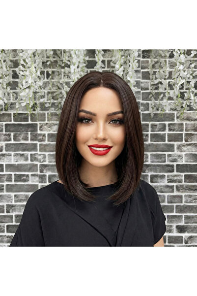 Marpessa Icon Serisi - Perçemsiz Kısa Küt Peruk