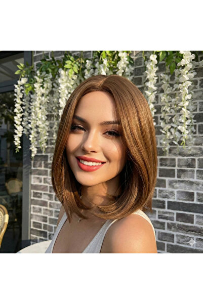 Marpessa Icon Serisi - Perçemsiz Kısa Küt Peruk