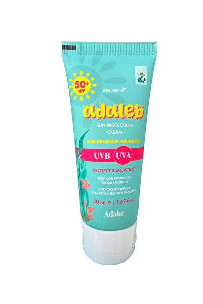 ADAKE Adaleb Kids Spf 50+ Children's Sunscreen 50 ml Water-Resistant High Pro...