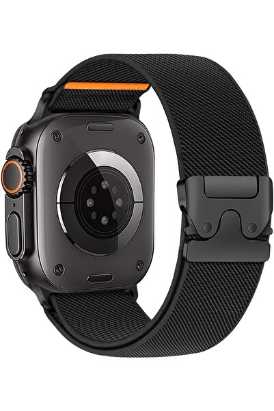 HYX Buckle Stretchy Fabric Nylon Wide Strap Wristband for Apple Watch Strap 4...