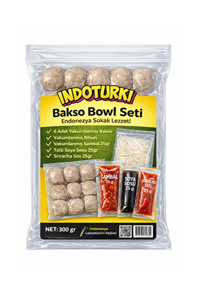 INDOTURKI Bakso Bowl Set 300 gr 1 paket indonesian street food