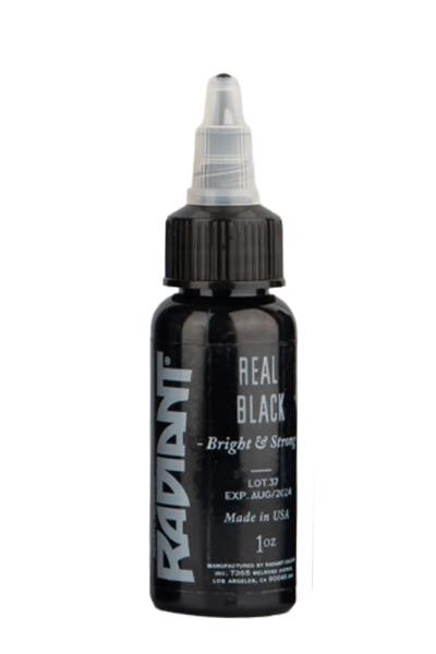 Tattoo Real Black Radiant Dövme Boyası 30ml – Yoğun Siyah Profesyonel Ink