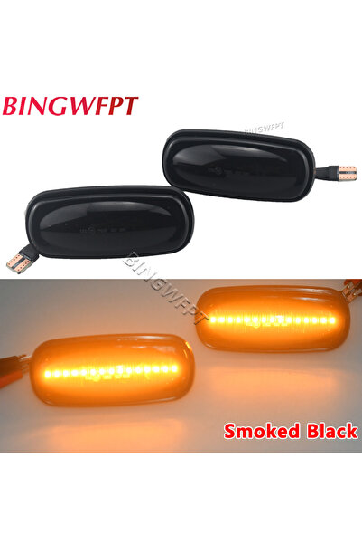 Choice1 زوج واحد من مصابيح Dynamic Smoked لسيارات لاند روفر ديسكفري 2 (1999-2...