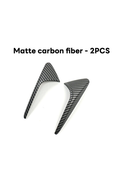 Choice1 غطاء عدسة الكاميرا الجانبية من ألياف الكربون غير اللامعة لسيارة تسلا ...