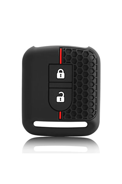 Choice غطاء مفتاح سيارة أسود من السيليكون لنيسان ميكرا K12 نوت نافارا قاشقاي ...