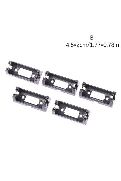 Choice B 5 PCS Plug-in CR123A Battery Holder 16340 Battery Box LIR123A Batter...